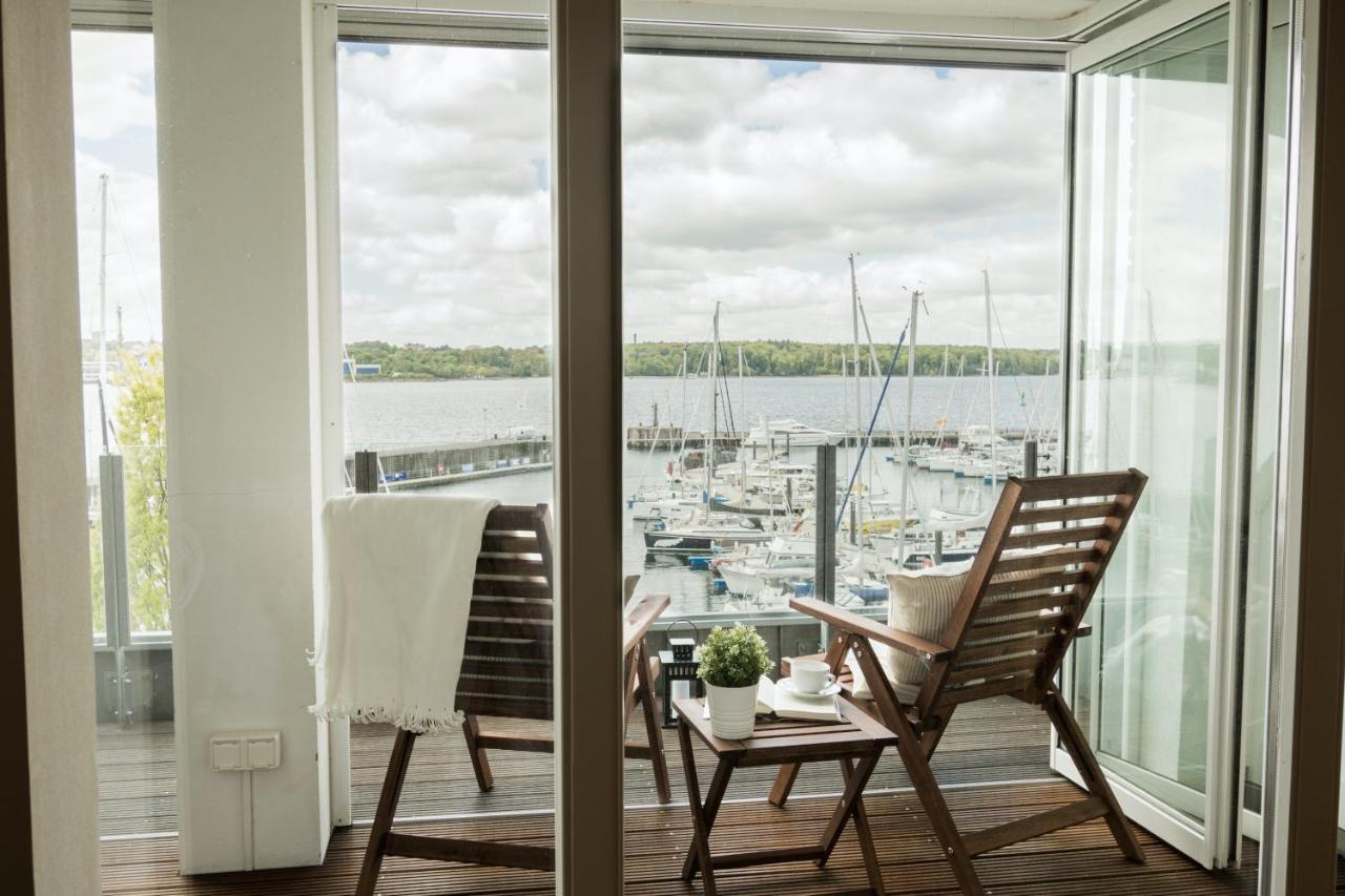Fewo1846 - Baltic Lodge - Komfortable Maisonettewohnung Mit 3 Schlafzimmern, Balkon Und Blick Auf Die Marina Sonwik Flensburg Exterior photo