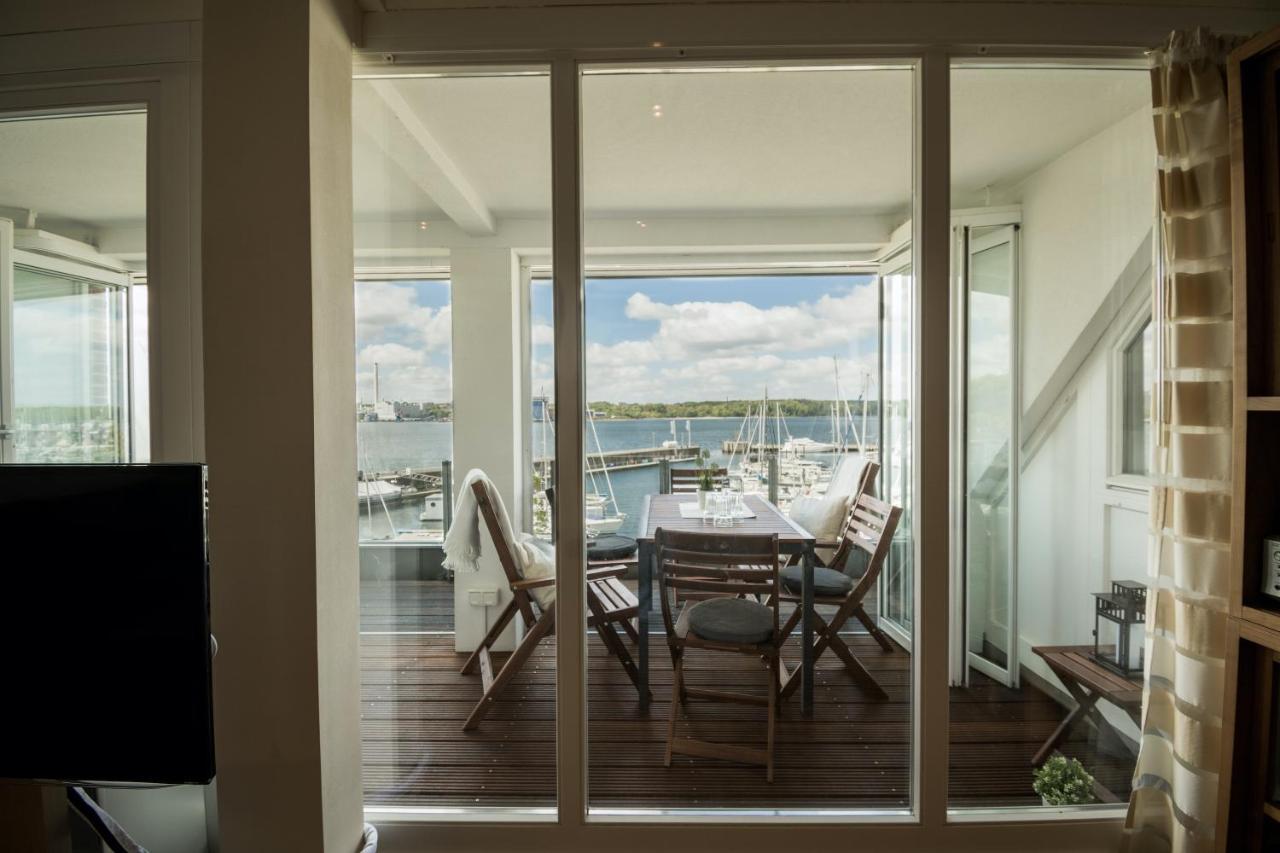 Fewo1846 - Baltic Lodge - Komfortable Maisonettewohnung Mit 3 Schlafzimmern, Balkon Und Blick Auf Die Marina Sonwik Flensburg Exterior photo