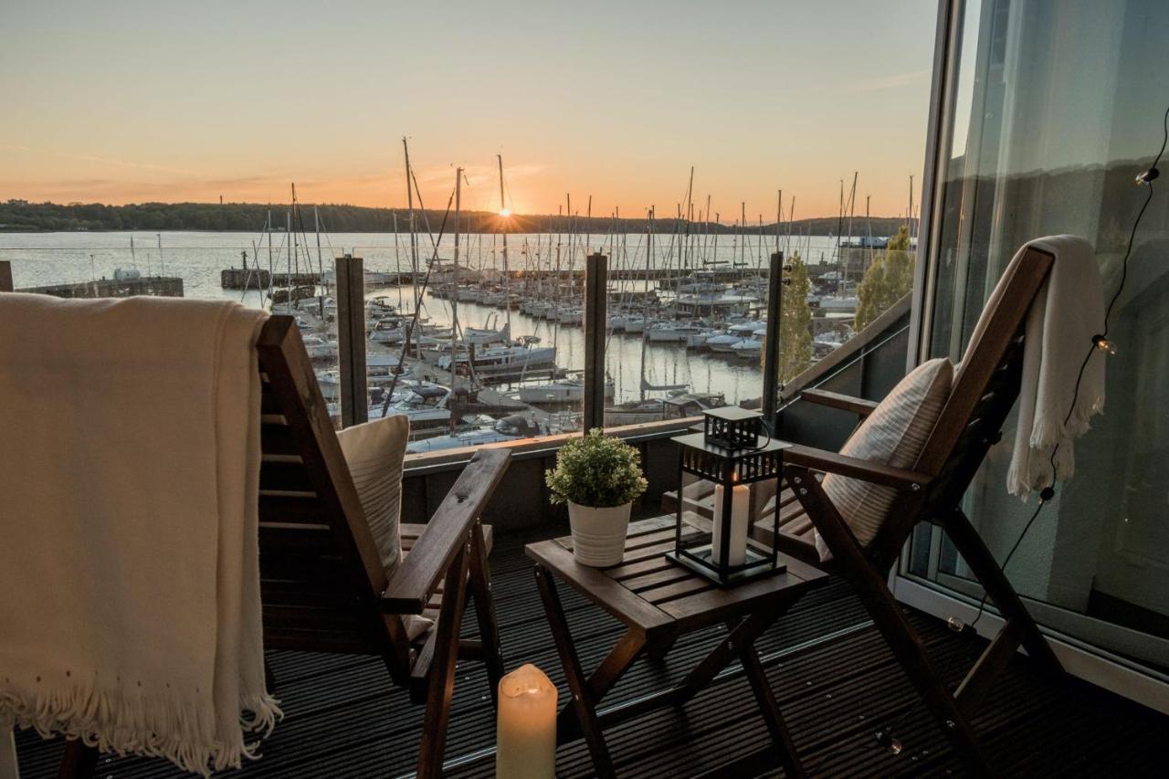 Fewo1846 - Baltic Lodge - Komfortable Maisonettewohnung Mit 3 Schlafzimmern, Balkon Und Blick Auf Die Marina Sonwik Flensburg Exterior photo